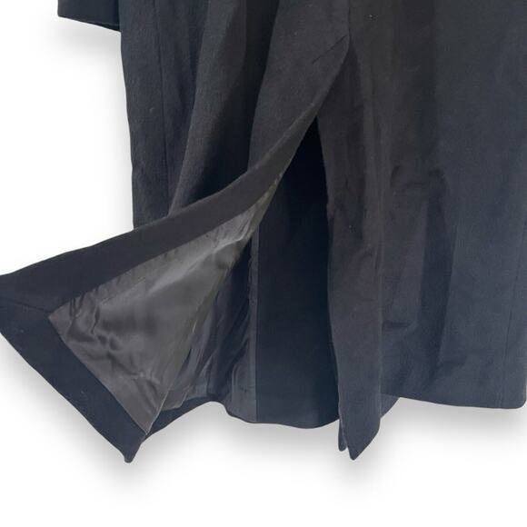 NWT & Other Stories Long Black Double Breasted Pea Coat Size 8 Wool Blend $259 - Picture 16 of 16